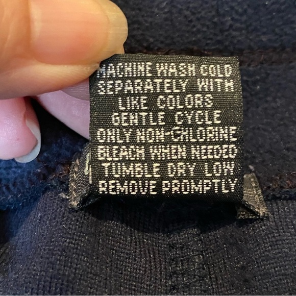 BABYSTYLE Maternity Navy Fleece Pants Size Small - Picture 6 of 6